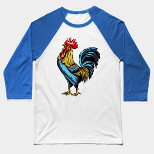 Rooster Body illustration Baseball T-Shirt